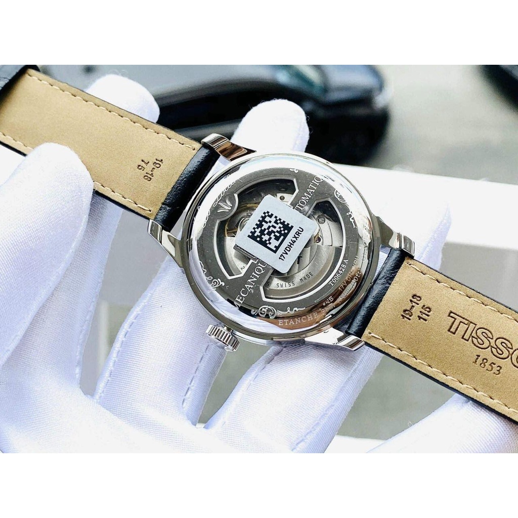 Đồng hồ nam Tissot LeLocle Black - T006.428.16.058.01  -Máy cơ tự động Thụy Sĩ -Kính sapphire