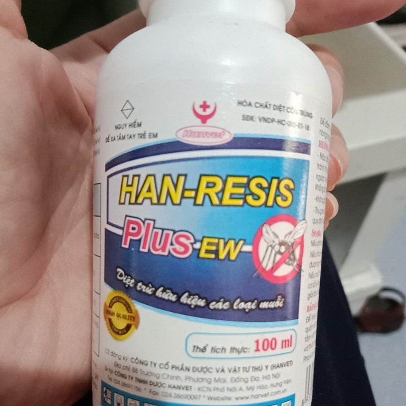 han resis plus phun muỗi không mùi ruồi muỗi kiến gián mạt gà dệp côn trùng nhà ở bếp trang trại chăn nuôi