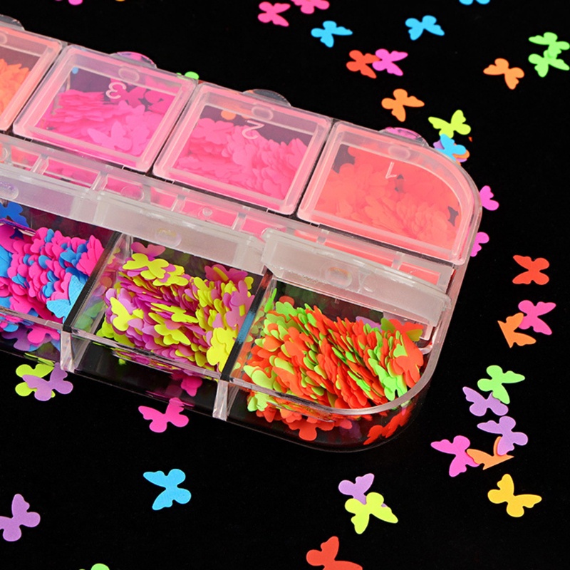 Hộp Kim Tuyến 3D Lấp Lánh Chuyên Dụng Trang Trí Móng Nghệ Thuật