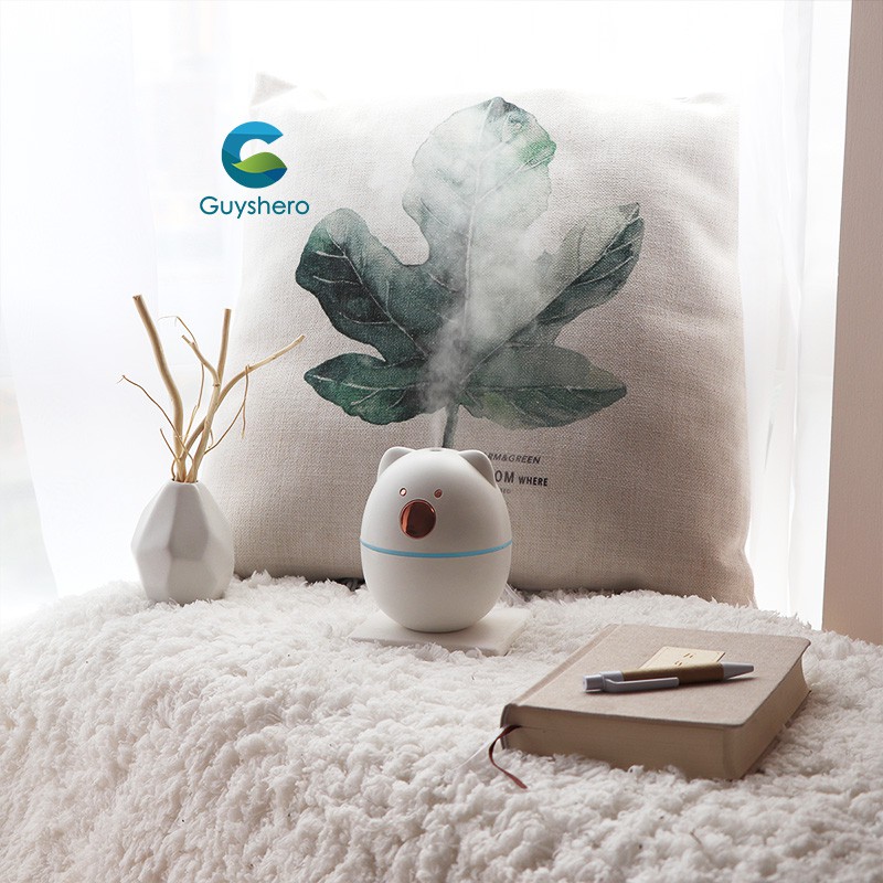 little bear humidifier Gấu nhỏ máy phun sương, phun sương tạo ẩm, cầu vồng ánh sáng ban đêm đèn night light 7 led loại nấm