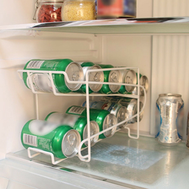 Giá đỡ lon nước ngọt và lon bia dùng để sắp xếp gọn gàng trong tủ lạnh