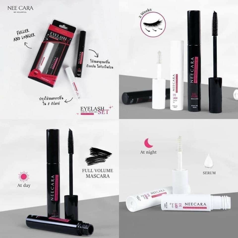 MASCARA EYELASH SET THÁI LAN (Mua 1 Masscara tặng 1 serum mọc dài mi) | BigBuy360 - bigbuy360.vn