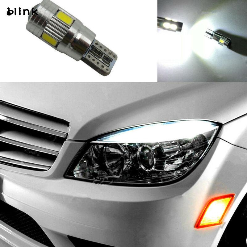 Set 4 đèn xe hơi LED 10 bóng ánh sáng trắng 6000k cho Mercedes-Benz W204