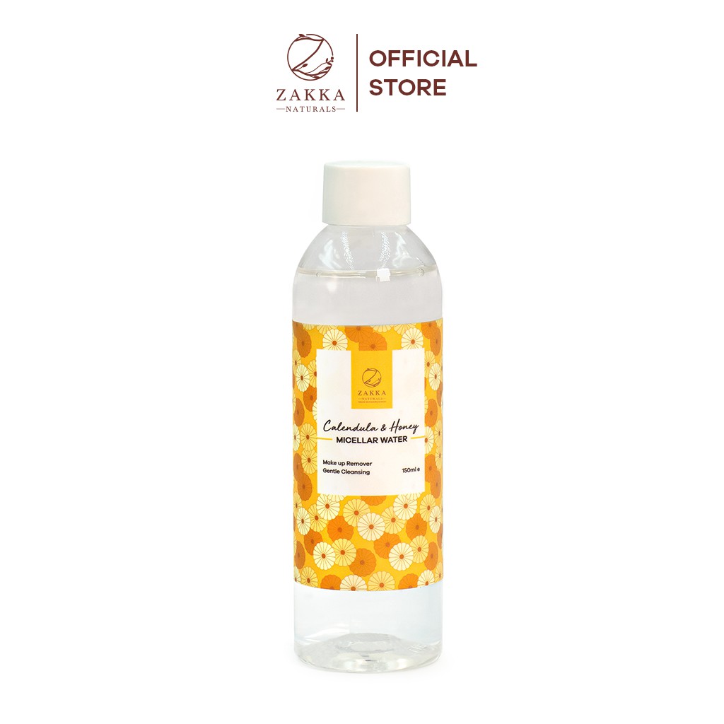 [Mã FMCGMALL - 8% đơn 250K] Nước Tẩy Trang Micellar Hoa Cúc Mật Ong Sạch Sâu, Dịu Nhẹ 200ml Zakka Naturals
