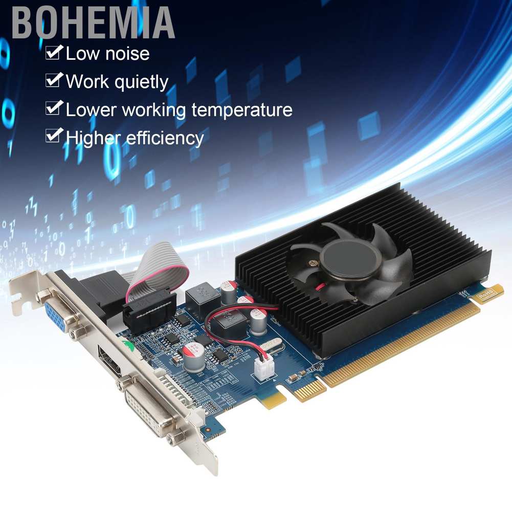 Card Đồ Họa 2g 64bit Ddr3 Pci Express 3.0 Hd6450 Cho Máy Tính