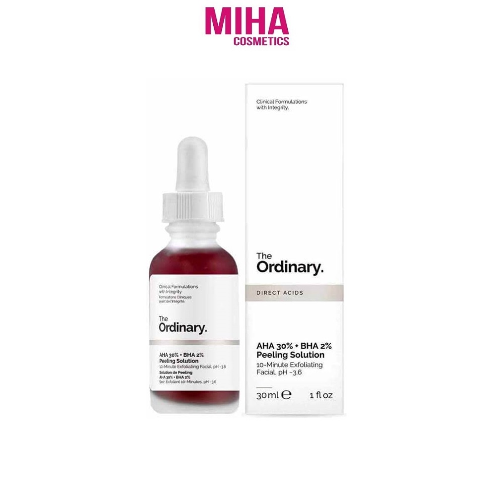 Serum Tẩy Tế Bào Chết Cải Thiện Mụn The Ordinary AHA 30% BHA 2% Peeling Solution 30ml