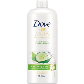 Nước Rửa Tay Dove Hương Trà Xanh và Dưa Leo Dưỡng Ẩm và Loại Trừ Vi Khuẩn (900ml) (Úc)