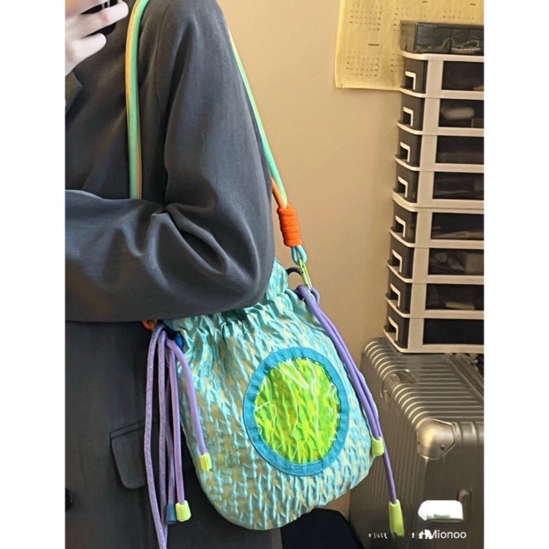 Túi Đeo Chéo Một Bên Vai Thiết Kế Hình Quả Trứng Phong Cách Mới 2022