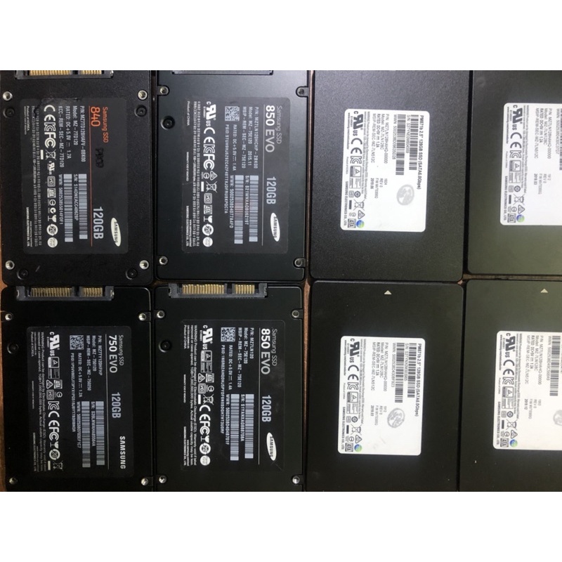 Ssd sam sung evo 750 pro 840 850 p871 120G 2.5” tháo máy