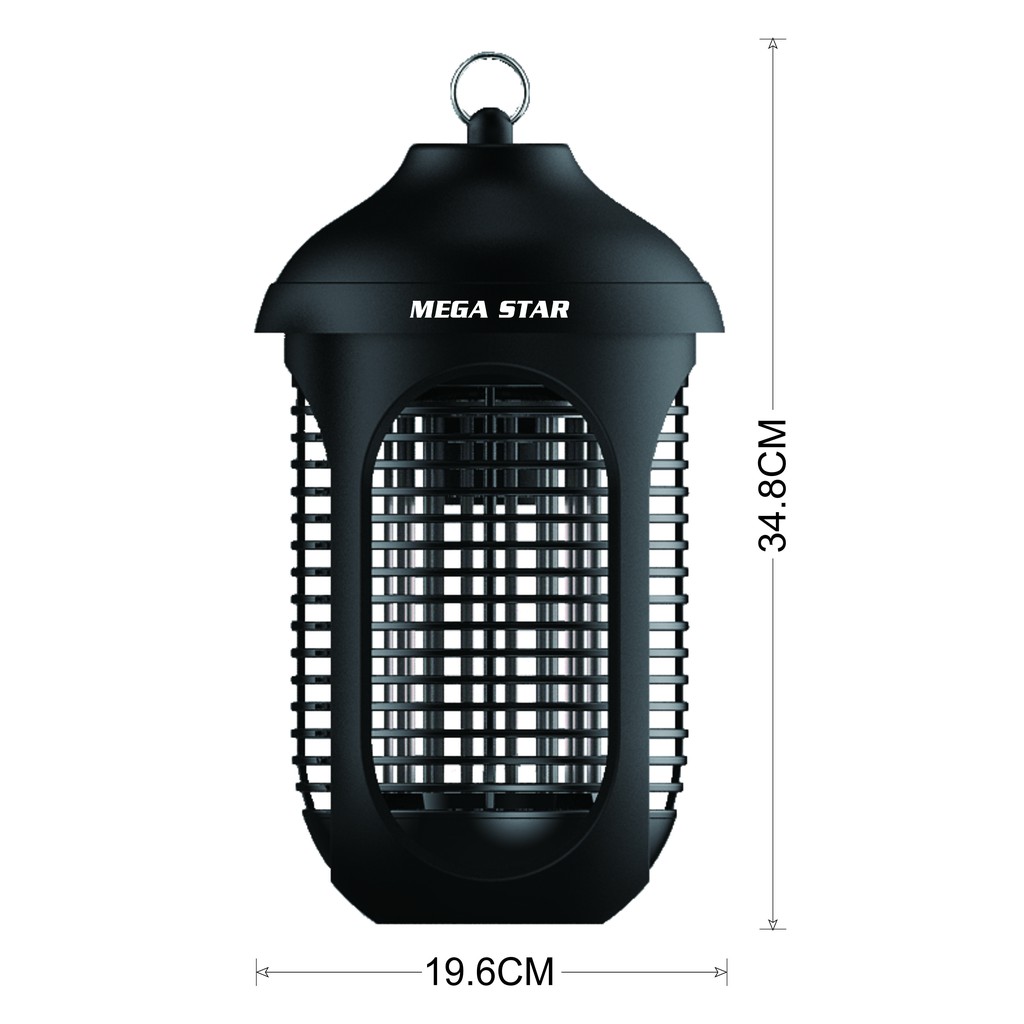 Đèn Bắt Muỗi Megastar Tiêu Chuẩn Châu Âu Dm138 - Bảo Hành 18 Tháng