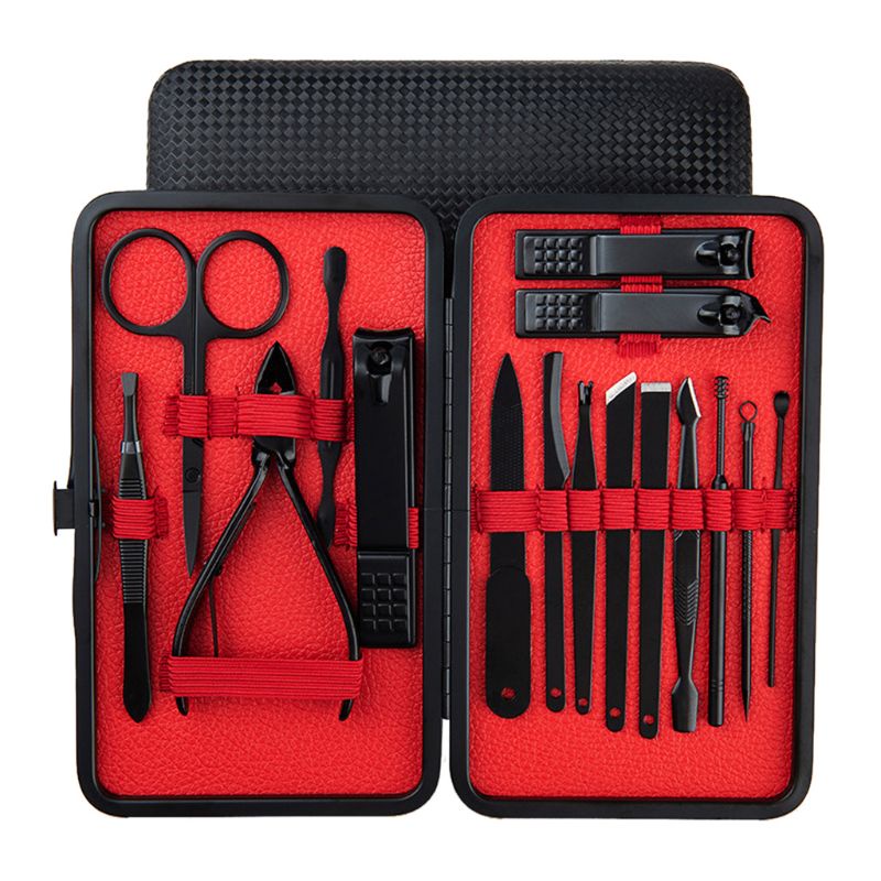 Bộ Dụng Cụ Chăm Sóc Móng Tay Bằng Thép Không Gỉ Tiện Dụng Mang Theo Du Lịch