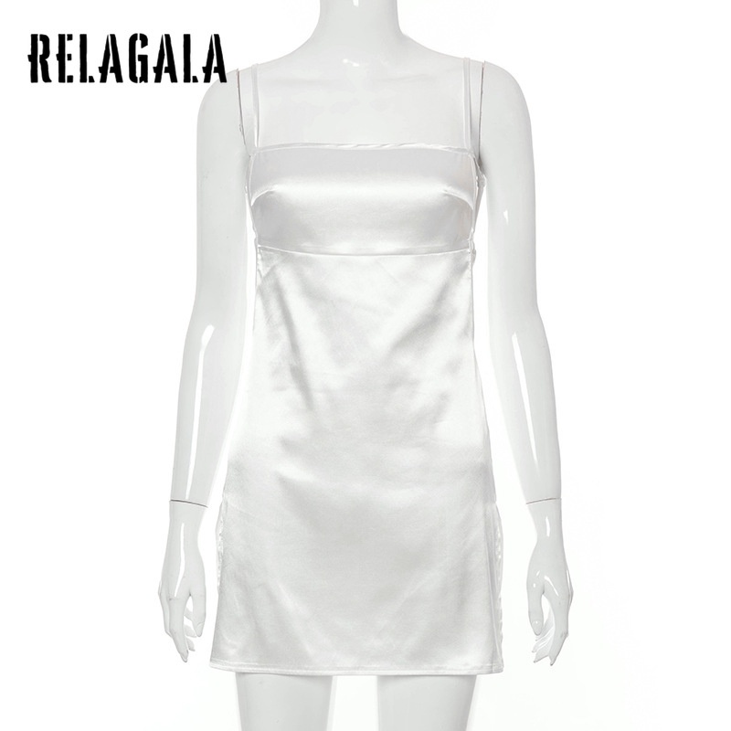 Đầm Hai Dây Xẻ Tà Cao Gợi Cảm Relagala