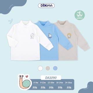 Bộ cổ 3p bé trai dokma 9-36m mã da109