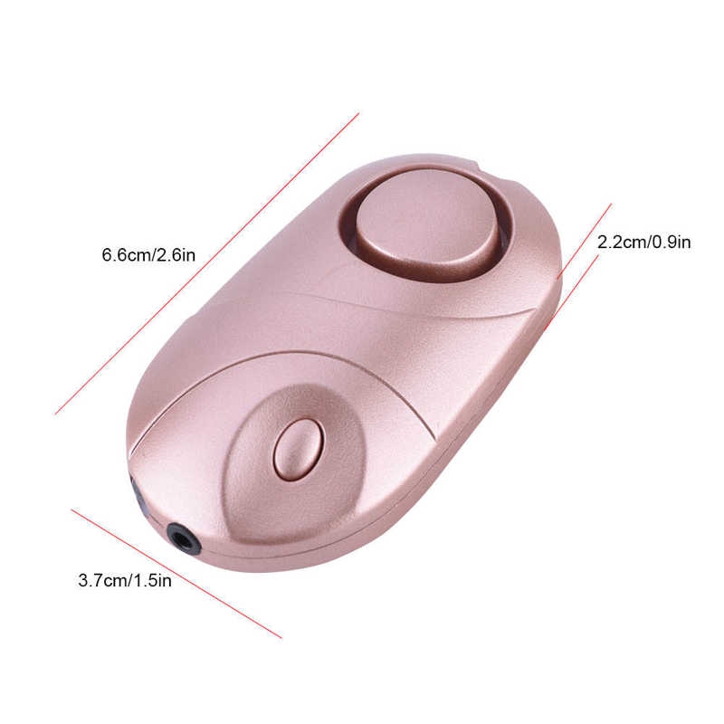 Thiết bị báo động phòng thân cá nhân 130db có tích hợp đèn pin tiện lợi