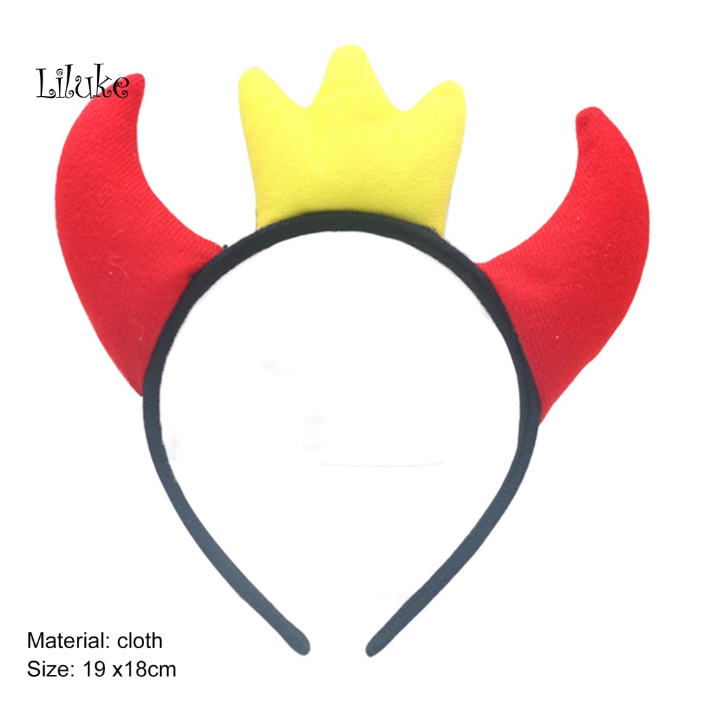 Băng Đô Cài Tóc Hình Vương Miện Phối Hai Màu Trang Nhã Cho Nữ