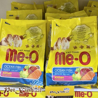 Hạt thức ăn cho mèo con Me-O Kitten 400g vị hải sản