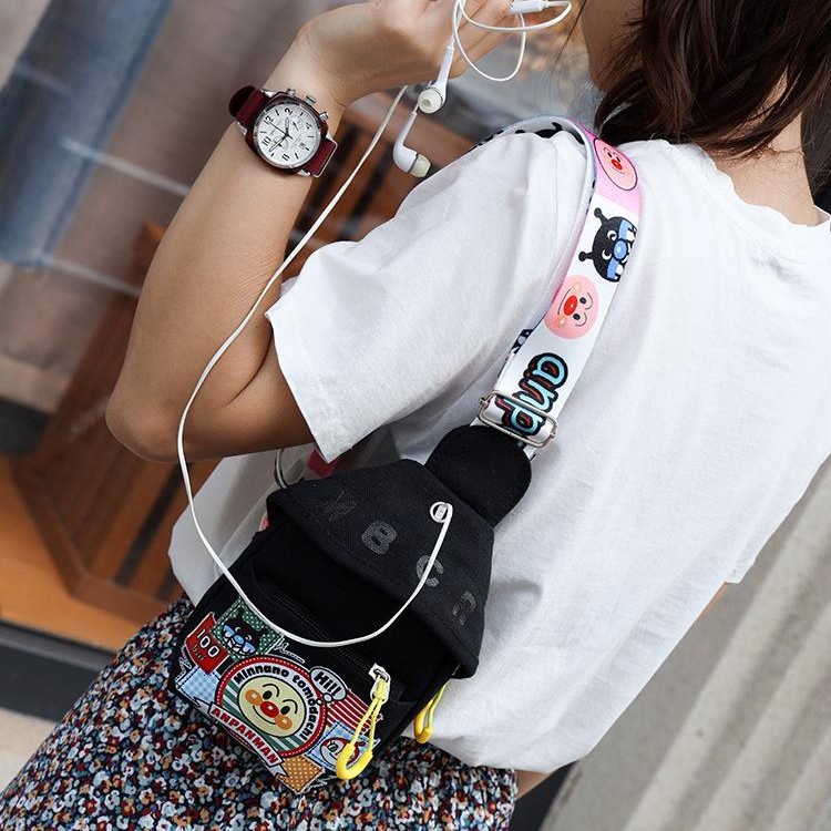 Balo Vải canvas Chống Mòn In Họa Tiết Hoạt Hình Đơn Giản Thời Trang Cho Bé