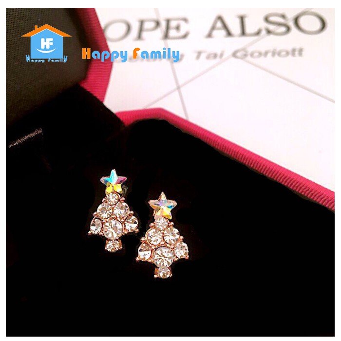 [Hàng xuất] Trang sức cao cấp bông tai chủ đề Giáng sinh hàng đẹp