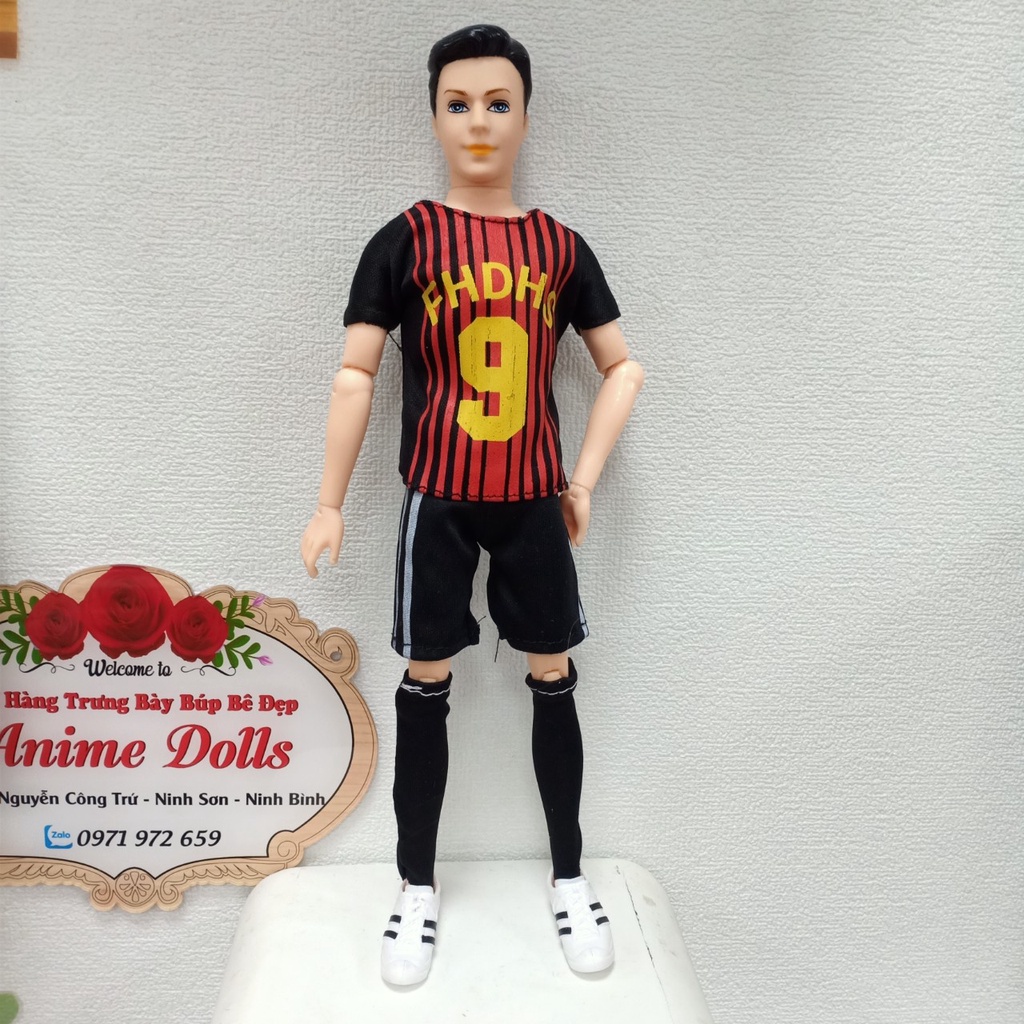 Các Bộ Đồ Thể Thao Bóng Đá Nam, Nữ Cho Búp Bê Ken, Búp Bê Barbie 30cm Loại Đẹp