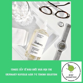 Toner tẩy da chết hóa học The Ordinary Glycolic Acid (AHA) 7% Toning Solution
