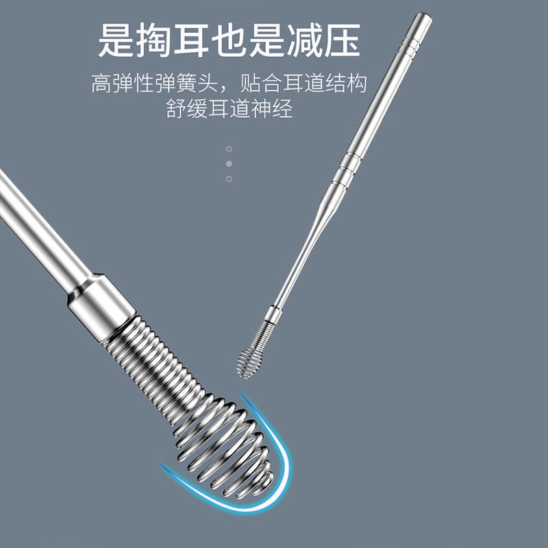 Bộ Dụng Cụ Lấy Ráy Tai Bằng Thép Không Gỉ Chất Lượng