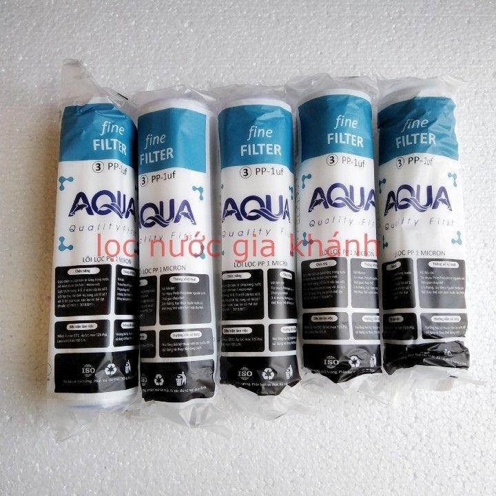 5 lõi lọc nước số 3 aqua, 1 micron