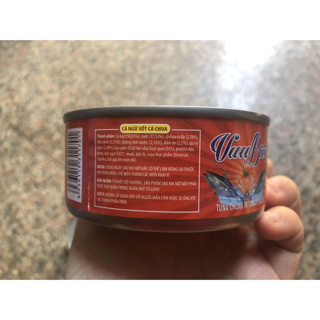 Cá Hộp Cá Ngừ Xốt Cà Chua Vua Biển | BigBuy360 - bigbuy360.vn
