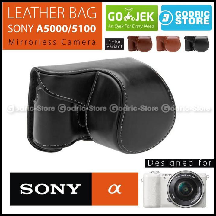 Túi Da Đựng Máy Ảnh Sony Alpha A5000 / A5100 Đen