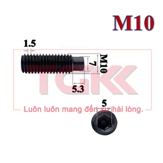 Vít trí đầu trụ thép đen M10