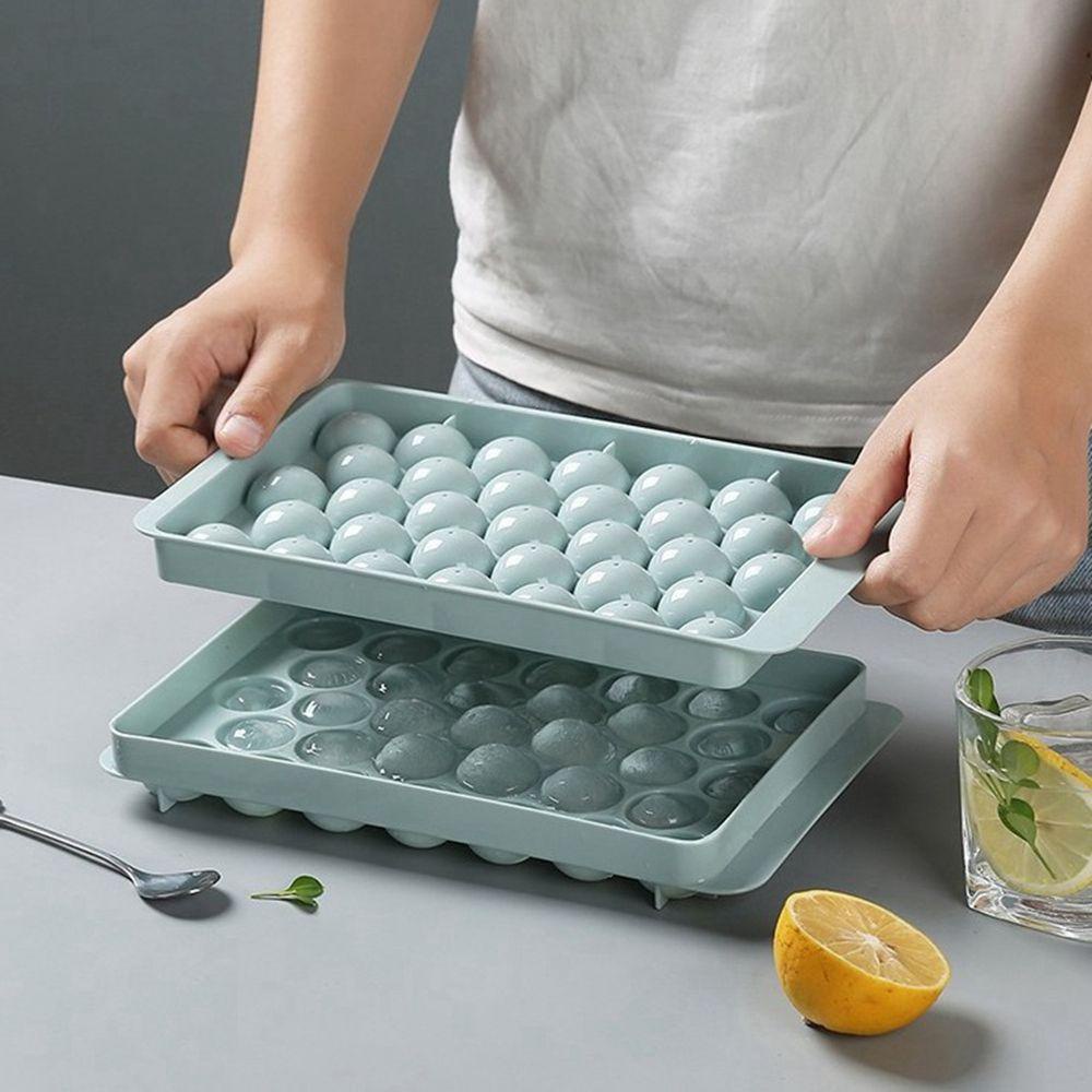 AUGUSTINA Khay Làm Đá Hình Quả Bóng Tròn Bằng Nhựa Không BPA DIY