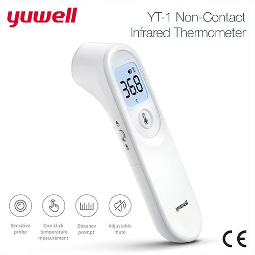 ✅ [HÀNG CÓ SẴN!!!] Nhiệt Kế Hồng Ngoại Đo Trán- Yuwell YT-1, Đo cực nhanh 0.5 Giây -VT0351 | Y Tế Vạn Thành