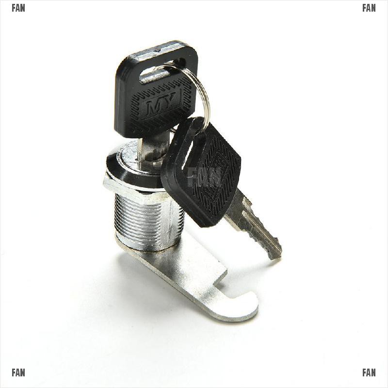 Khoá tủ quần áo kích thước 16mm 20mm 25mm 30mm kèm 2 chìa khoá tiện dụng