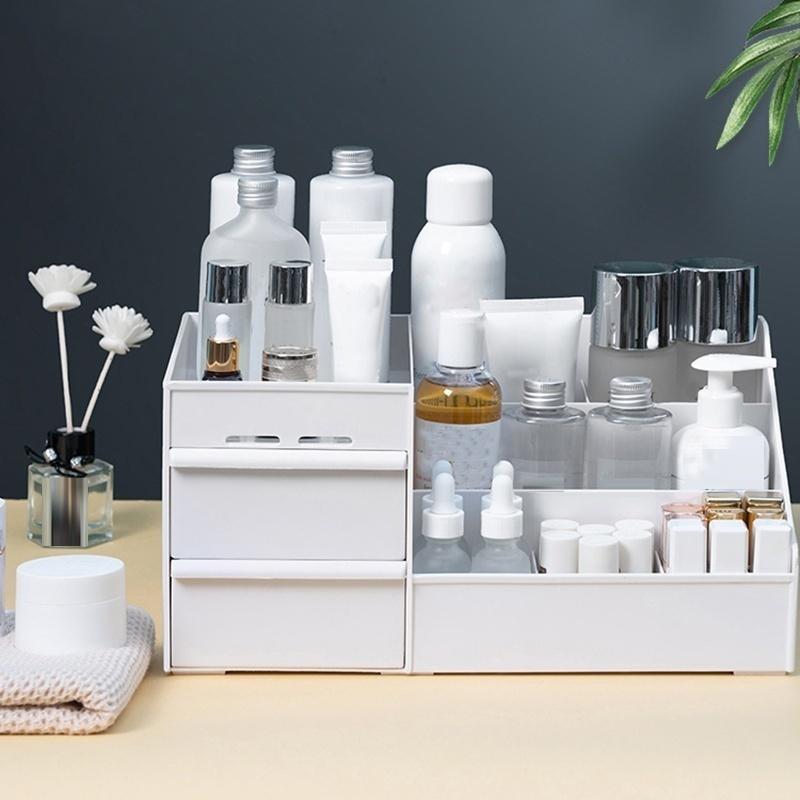 Hộp đựng mỹ phẩm để bàn cỡ lớn có ngăn kéo tiện dụng