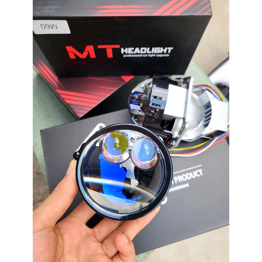 Bi LED 3.0 Mắt Ếch Laser Công Xuất Cao lắp oto xe máy
