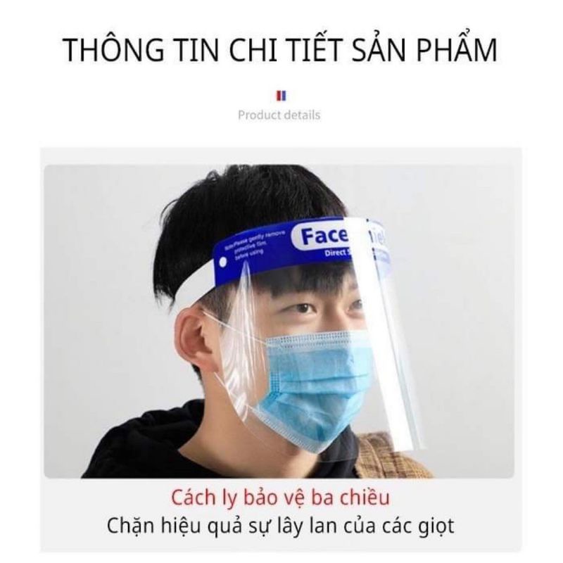Tấm che mặt.