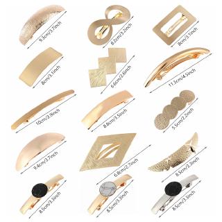 WAY2TOP Mũ Đuôi Ngựa Hairgrip Phụ Kiện Tóc Hình Học Bé Gái Kẹp Tóc