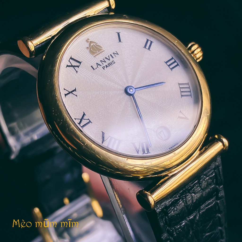 - NỮ - LANVIN PARIS - ĐỒNG HỒ USED HÀNG HIỆU >>> MỚI 96% / SWISS MADE / CHỐNG NƯỚC