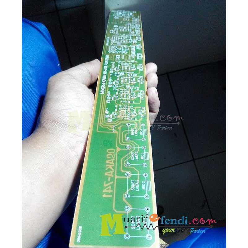 Bo Mạch Pcb 4 Cenel Kanal 741 Plus Echo Pt2399 Và Tone Osaka 143