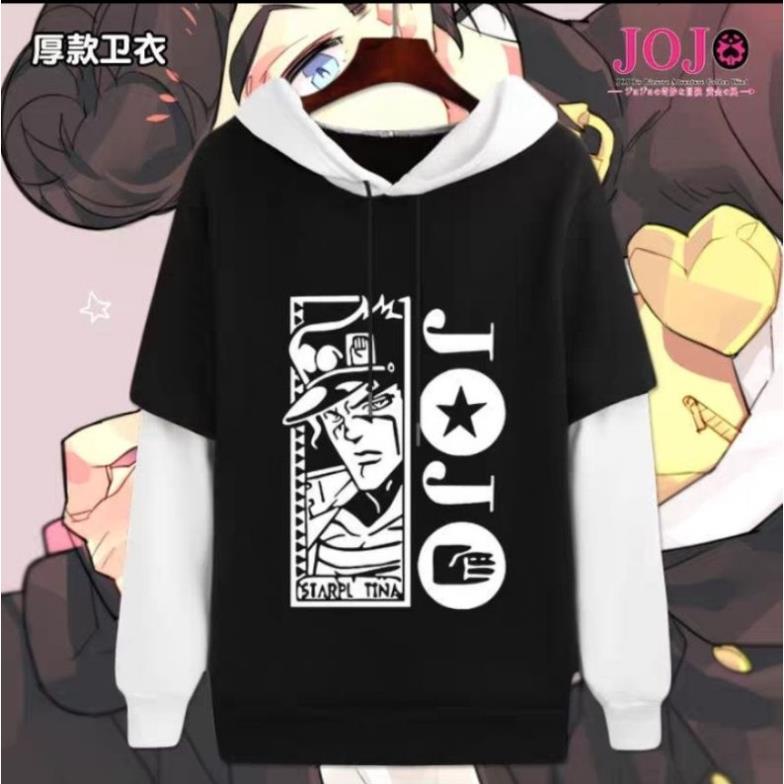 [ Mẫu Mới] Áo Hoodie Nỉ Dài Tay Anime Jojo 's Bizarre Adventure Cực HOT