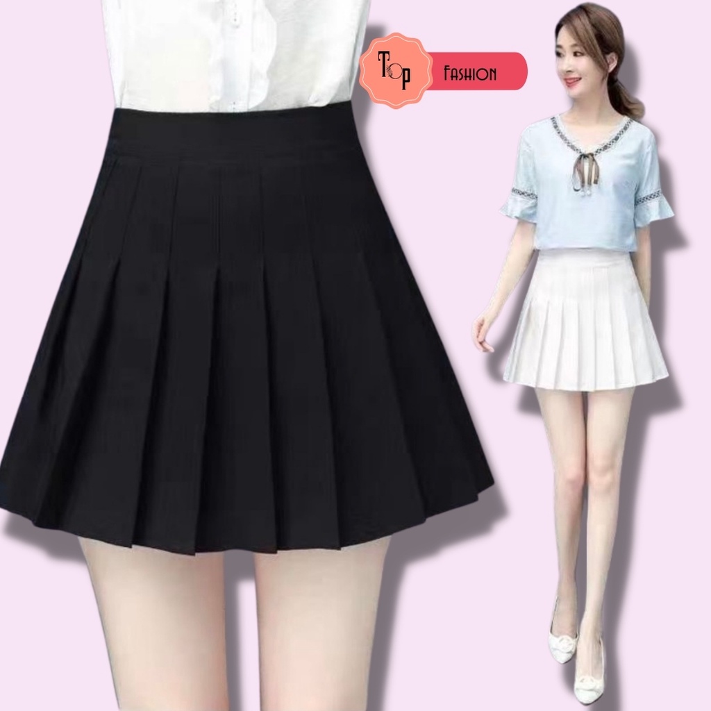 chân váy tennis xếp ly,váy tennis công sở dáng chữ a lên dáng cực đẹp,có quần đùi trong.TOPFASHION 1205