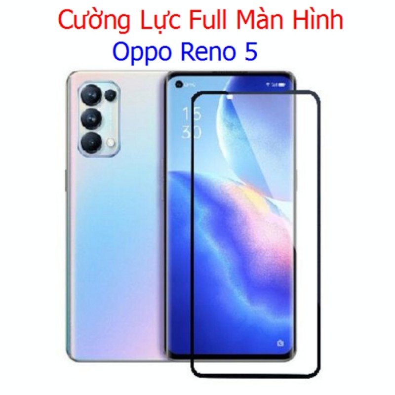 (F09) Miếng Dán Cường Lực Oppo Reno 5 Full Màn Hình