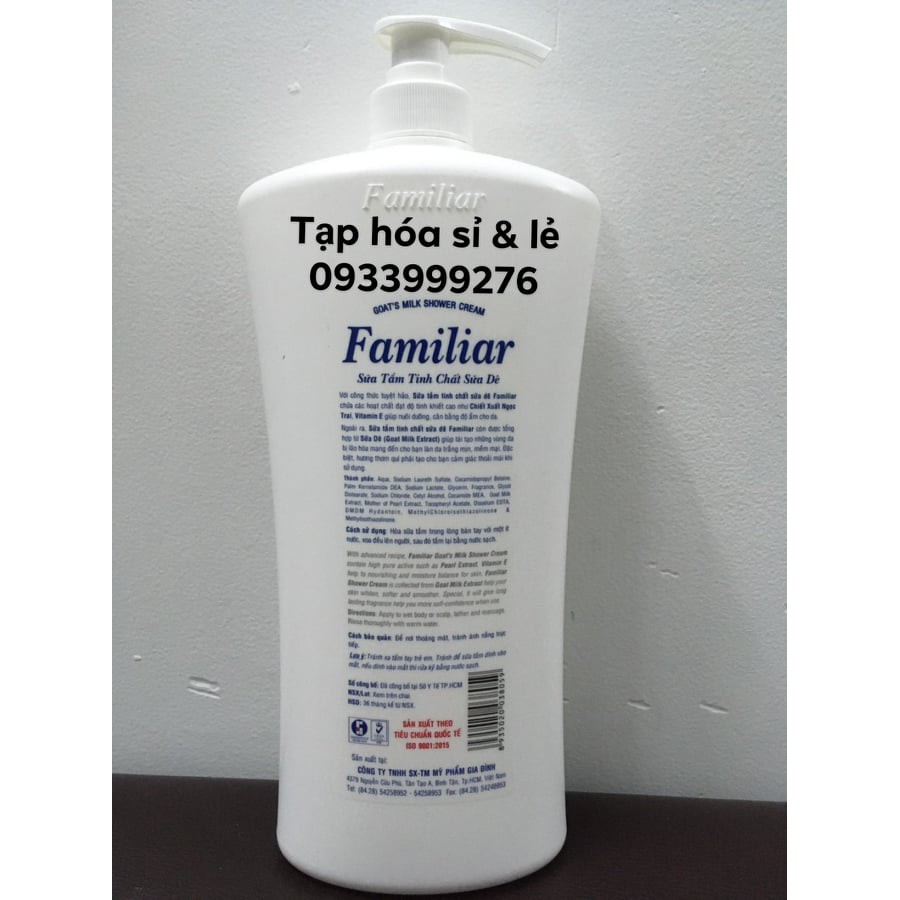 Sữa tắm tinh chất sữa dê Familiar 1l | BigBuy360 - bigbuy360.vn