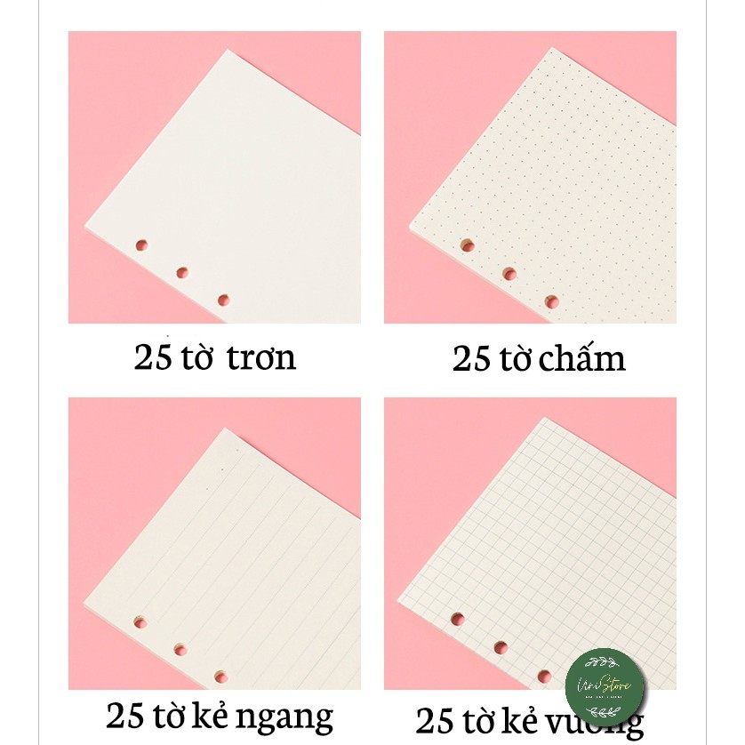 ( có sẵn giây ) sổ còng bìa nhựa - sổ còng bìa trong chống nước ( a5 a6 ) sun shine