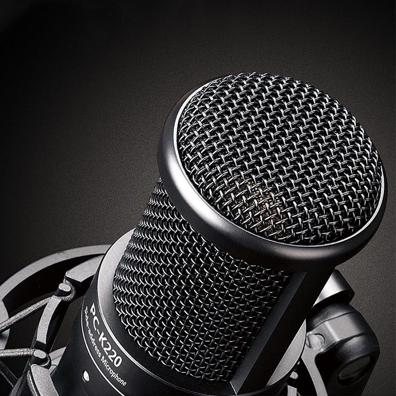 Mic Thu Âm Takstar PC K220. Âm Hay, Thiết Kế Màu Đen, Quý Phái, Phù Hợp Mọi Dùng Sound Card, Mixer. Bảo Hành 12 Tháng.