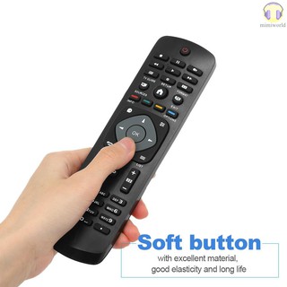 MIWO Universal TV Remote Control Wireless Smart Controller Replacement for PHILIPS LCD TV Smart Digital HDTV Black