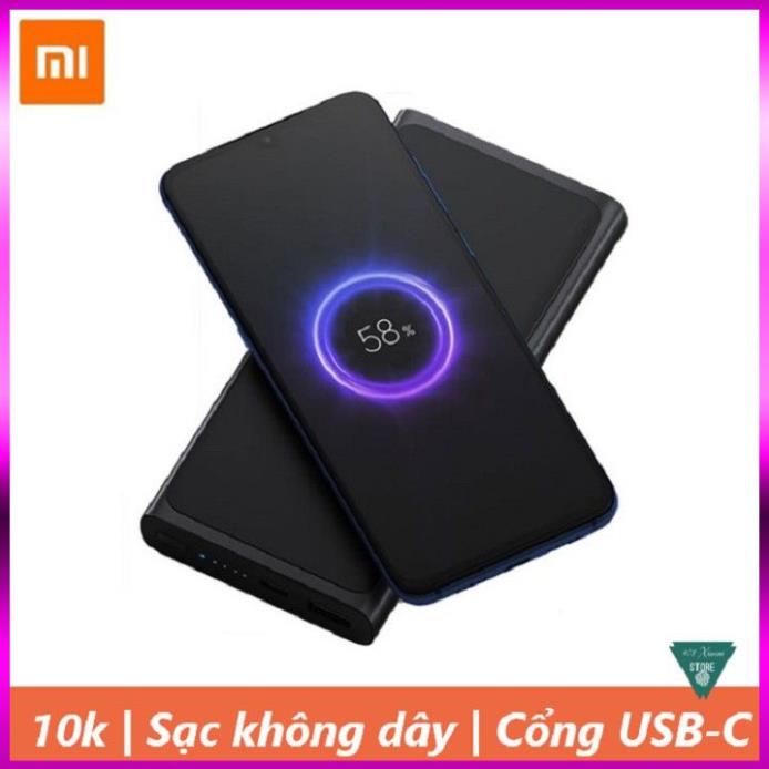 Pin sạc dự phòng không dây Xiaomi 10000mAh - Sạc dự phòng tích hợp sạc không dây 10000mAh Xiaomi lite