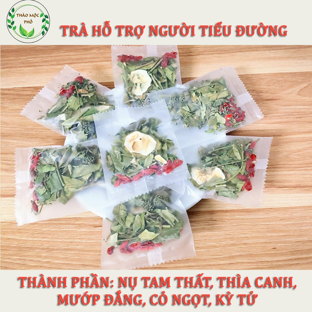 TRÀ HỖ TRỢ NGƯỜI TIỂU ĐƯỜNG - Giảm tiểu đường, đái tháo đường, giảm lượng đường trong máu, giảm nhiễm mỡ máu.