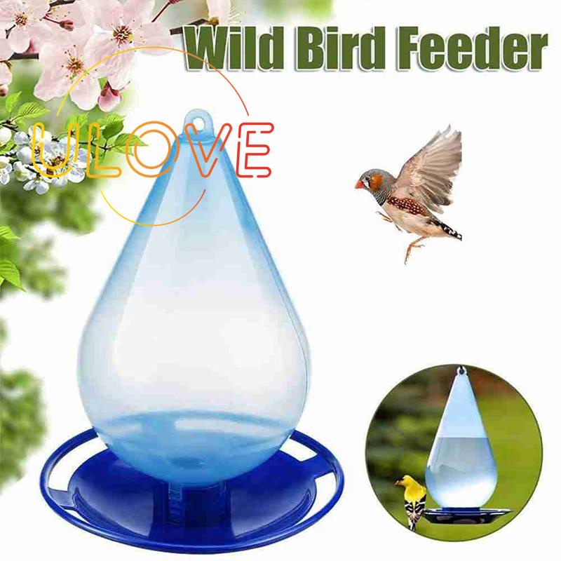 Bình Uống Nước Tự Động Hình Giọt Nước Có Móc Treo Cho Chim Cảnh