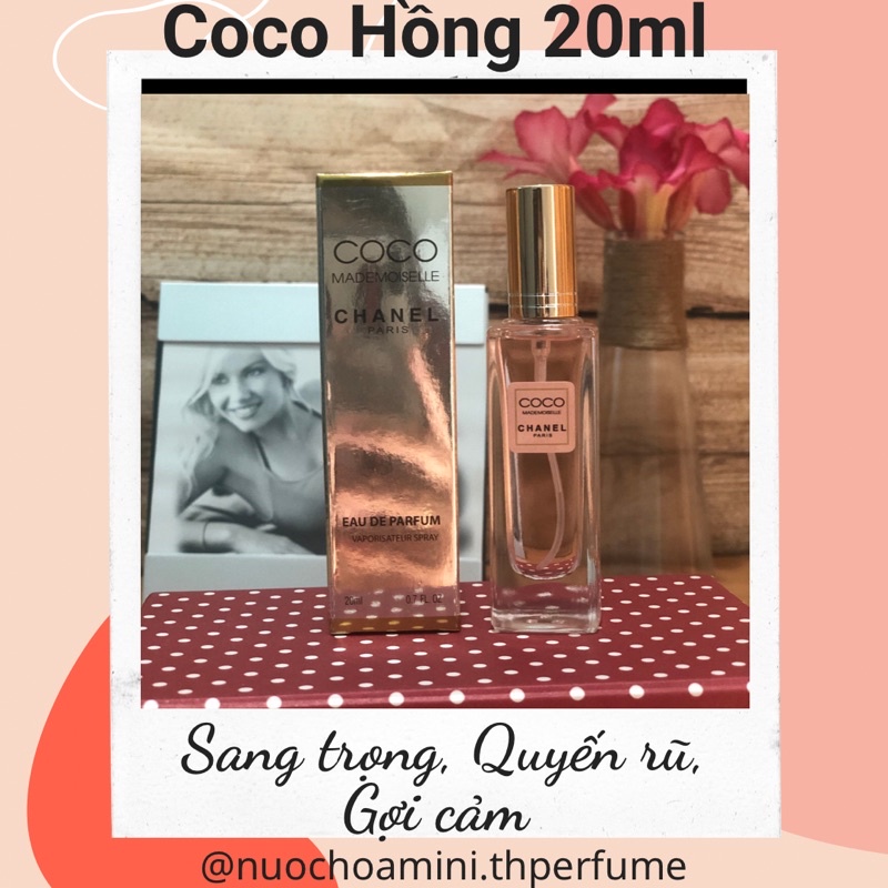 Nước Hoa Mini 20ml Coco hồng cho nữ siêu cuốn hút.