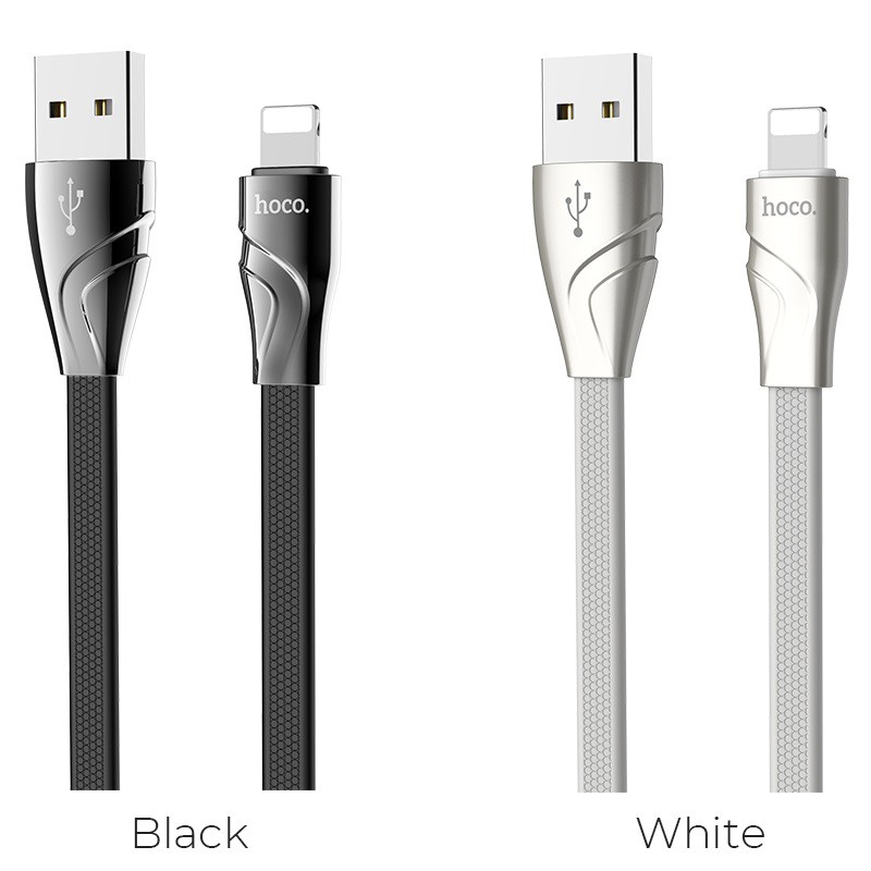 Cáp sạc nhanh Hoco U57 Lightning dài 1.2m-Dành cho thiết bị của Apple